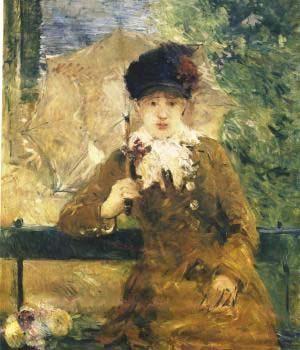 Berthe Morisot Dame a L ombrelle oil painting image